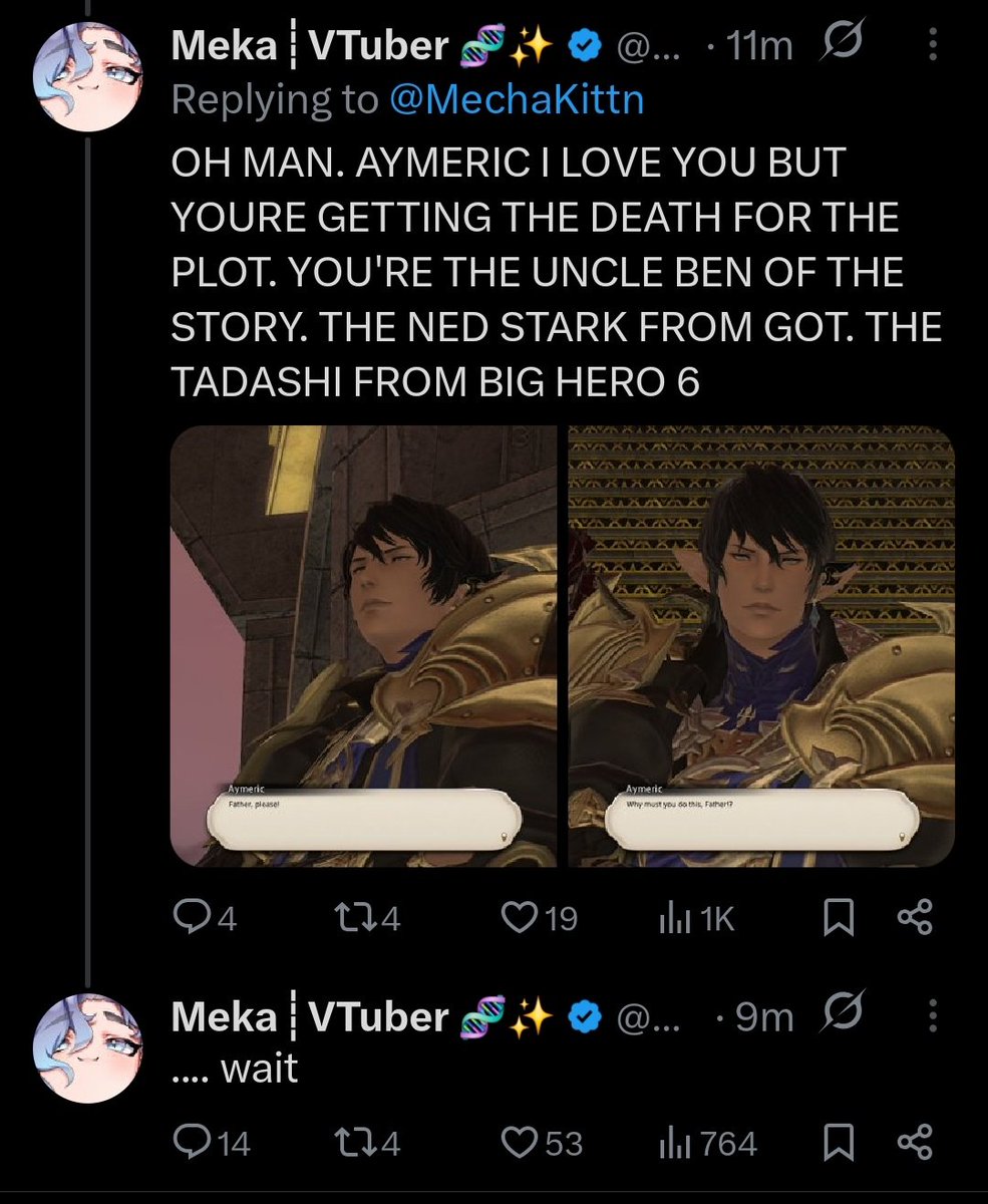 Actually_Tina_prepping for the 4th_FFXIV tweet media