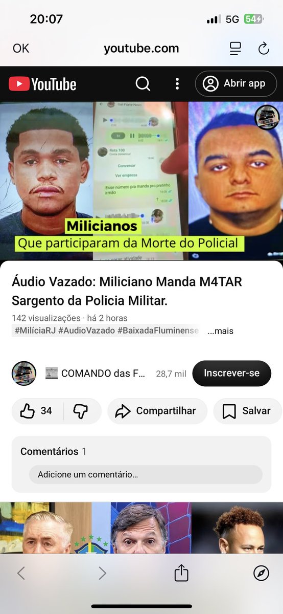 Santos544539988's tweet photo. A BOMBA VEIO ÁTONA, O QUE O ESTADO VAI DIZER SOBRE A MILÍCIA DO ZINHO VEM CAUSANDO NESSAS GUERRAS, MATANDO O PRÓPRIO ESTADO QUE DEFENDE A VIDA DA POPULAÇÃO DE BENS ! Vídeo completo ao lado https://t.co/WAEn7VDcYq https://t.co/rg7f6xweD0
