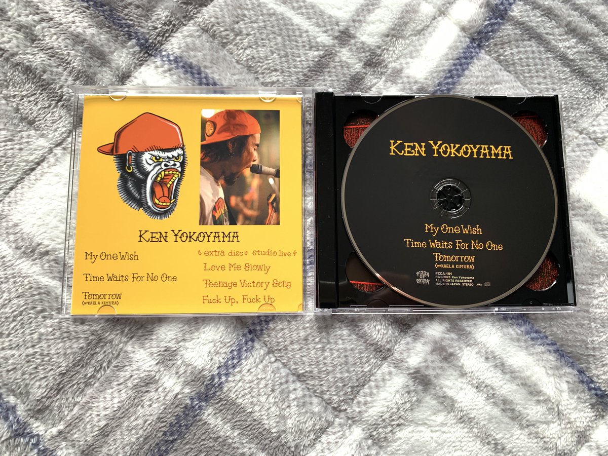 1日1枚CD紹介 No.1808 Ken Yokoyama 5th single 『My One Wish』(初回