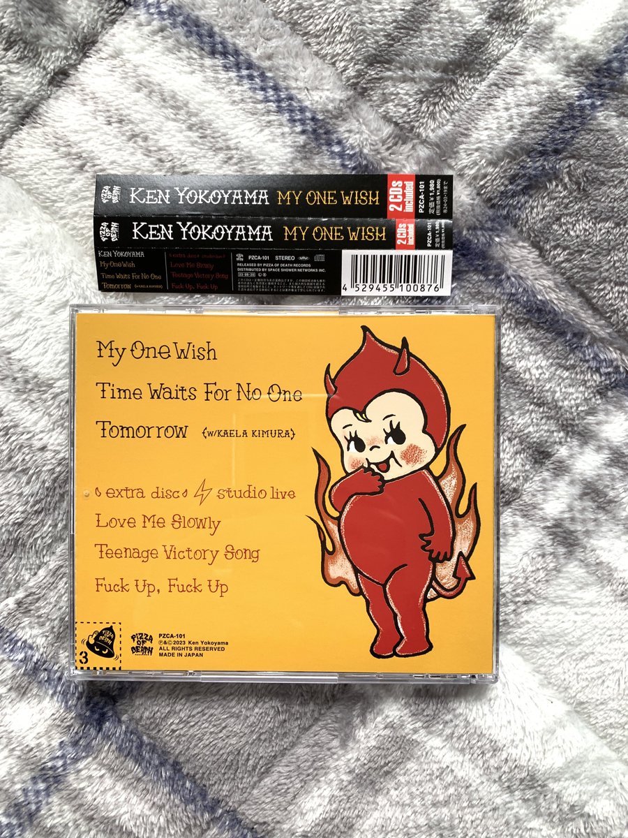 1日1枚CD紹介 No.1808 Ken Yokoyama 5th single 『My One Wish』(初回