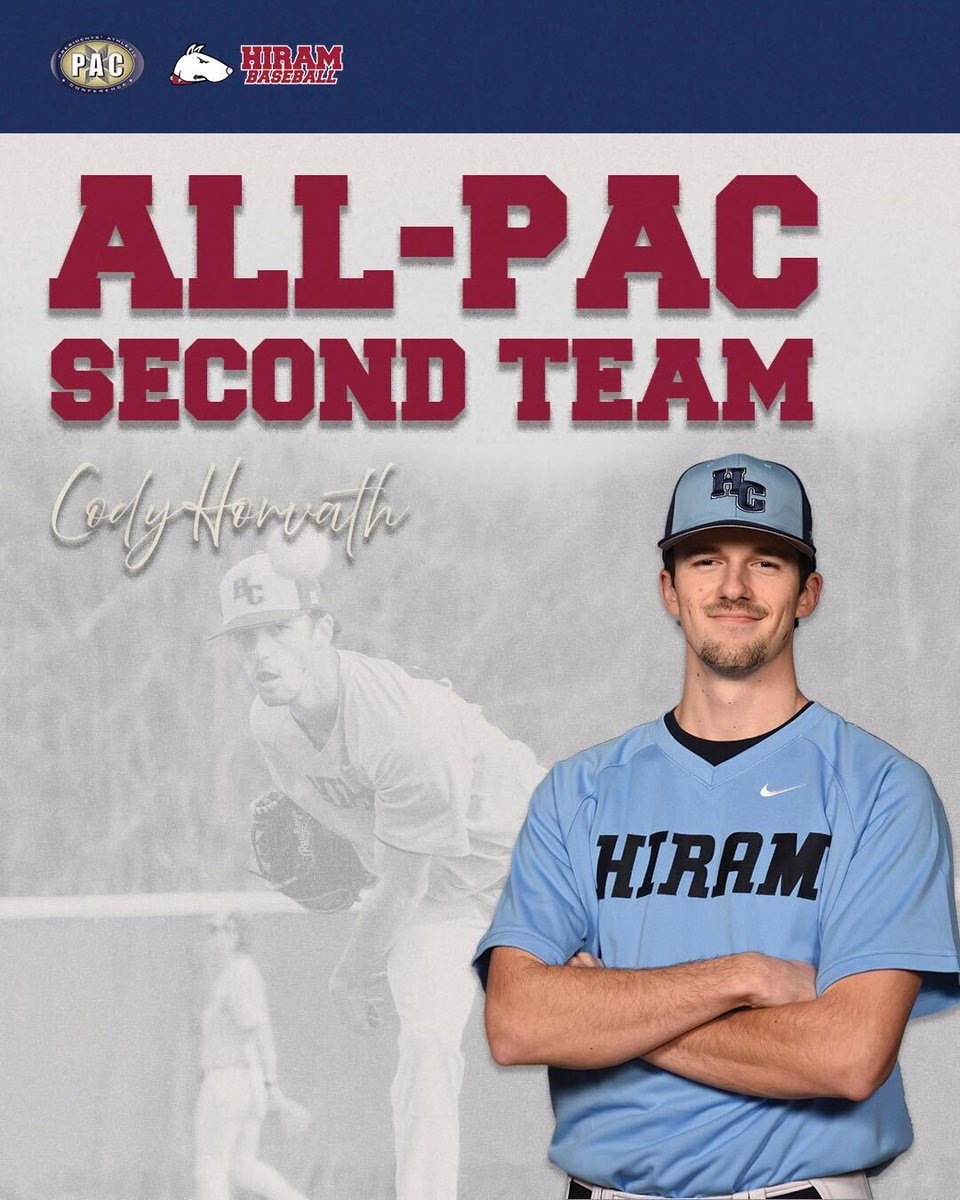 Hiram_Athletics's tweet photo. 1 LEFTY AND 1 RIGHTY🙌

@Hiram_Baseball’s top pitchers earn All-PAC honors to close out a successful 2026 season. #TerrierNation https://t.co/bmZeuTLwt0