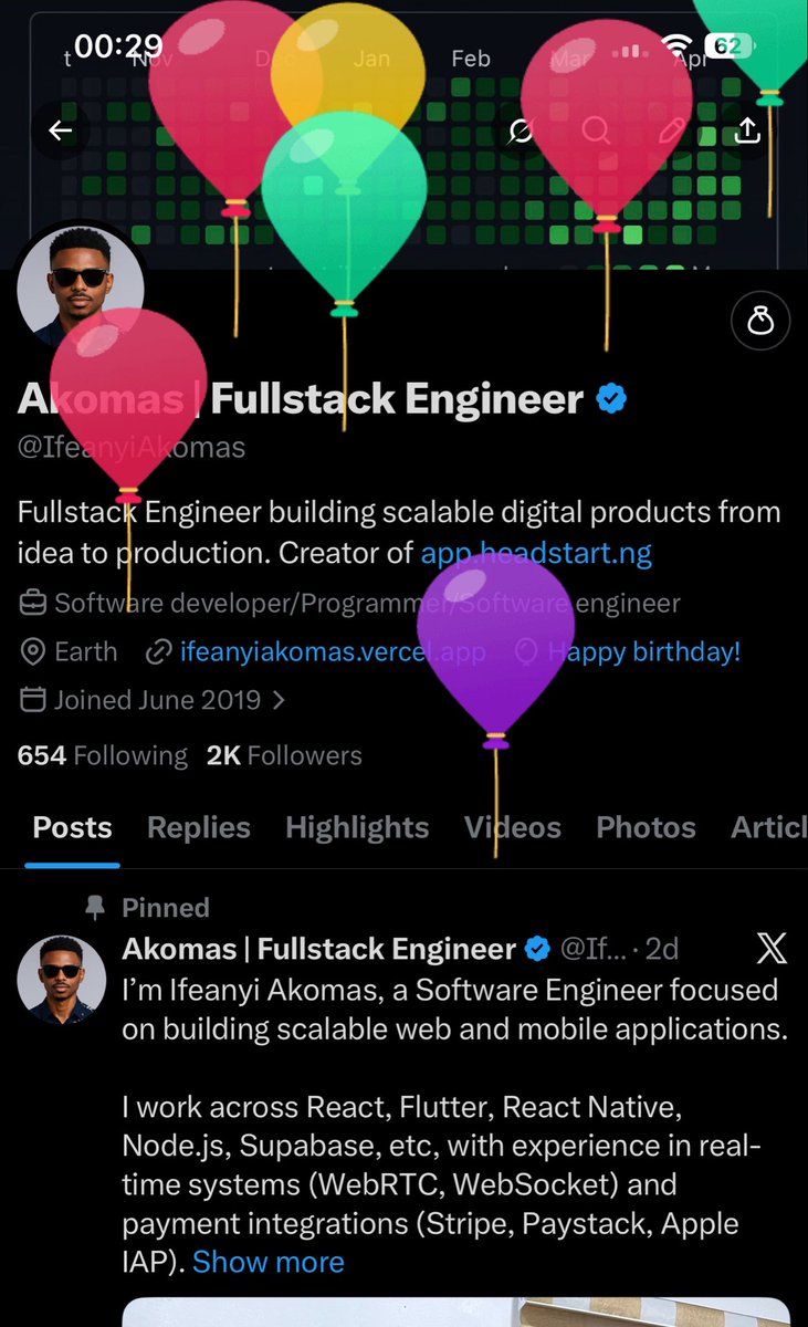 Akomas | Fullstack Engineer tweet media