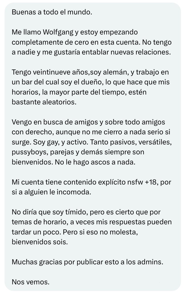 CERRADO (Leer fijado). tweet media