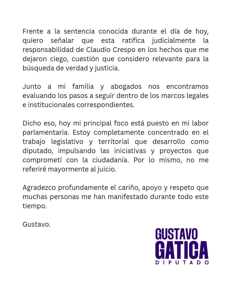 Gustavo Gatica Villarroel tweet media