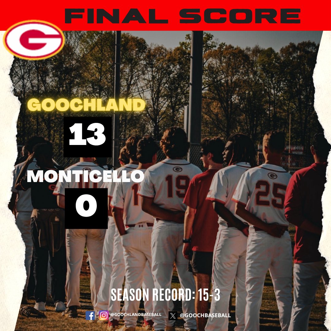 Goochland Baseball tweet media