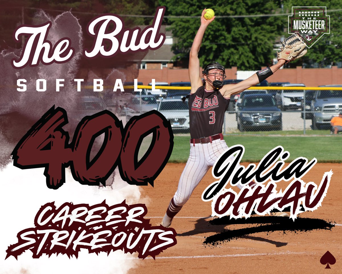bboev8's tweet photo. Shout out to Jr. Pitcher Julia Ohlau for picking up her 400th career strikeout tonight! #AceDawg https://t.co/0jcuR8WYDL