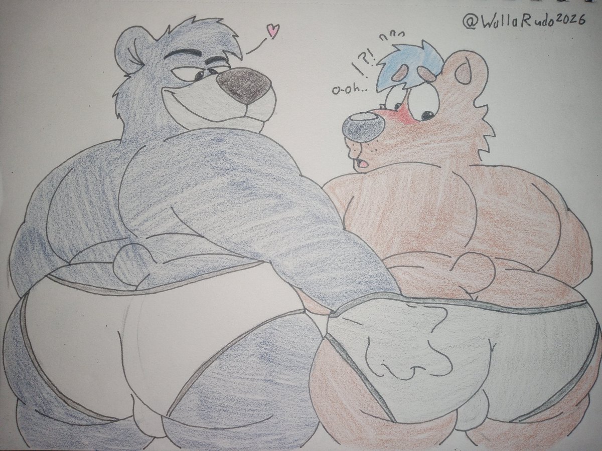 Renothebear's tweet photo. Baloo sees his bear necessity. . . ?!👀
🎨@WallaRudo https://t.co/bqx1Mh0Xgv