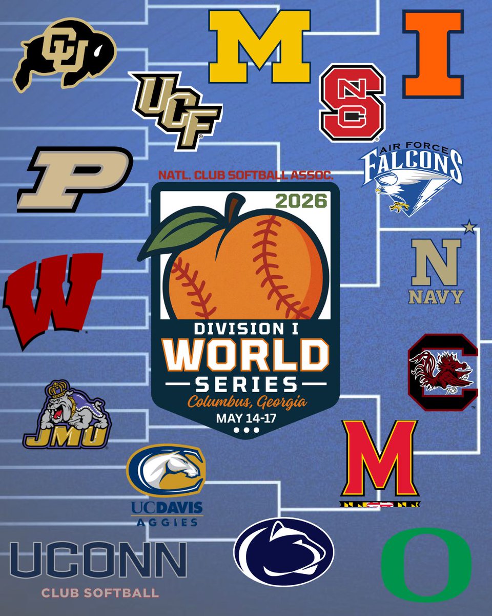 TheNCSA's tweet photo. THE WAIT IS OVER. 🏆🥎

Tomorrow at 12:00 PM, the #RoadToColumbus reaches its peak! 16 teams. 4 days. 1 National Champion. 🍑

From undefeated streaks to decades of legacy, the best in the country are ready to leave it all on the dirt. https://t.co/cGiAnIjzdy