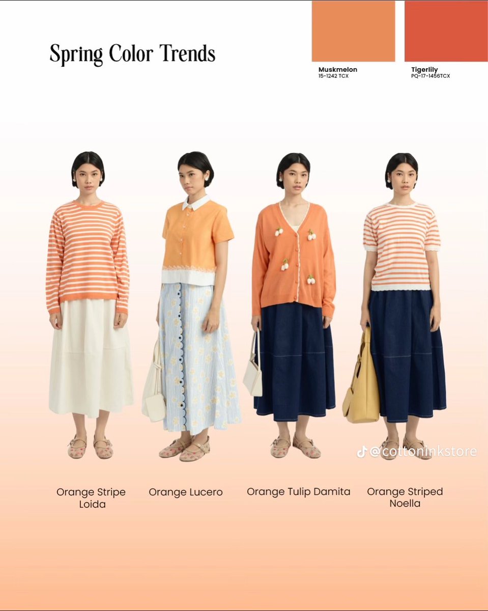 curatedbynov's tweet photo. Local brand indo lagi lucu-lucunya ππ·
You guys should check it out #springcollection2026 dari COTTONINK. Sumpah, palette warnanya cakep-cakep banget, soft dan calming gitu. Cocok banget dipake ngampus maupun hangout bareng temen βοΈπ https://t.co/6wXHHtG2To