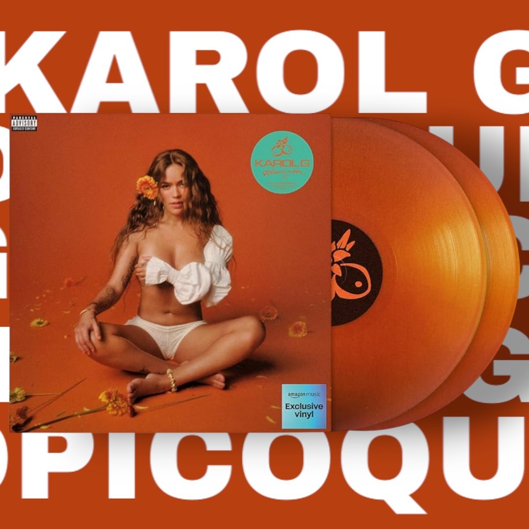 TLRStoreCol's tweet photo. 🌴✨ La era más tropical de Karol G ahora también se vive en vinilo.
“Tropicoqueta” llega en una edición limitada que literalmente parece una joya de colección: colores vibrantes.. https://t.co/PnVxFbB7Ln