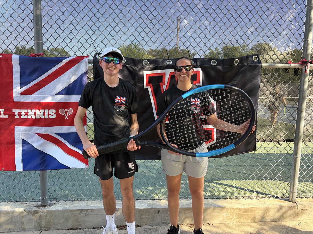 ChargerAT's tweet photo. Thank you JP for allowing me to be your partner for the 2nd annual Student/Staff Tennis Tournament. Sorry I wasn’t better lol @WCTennis @NeisdAthletics https://t.co/Iu1TQ7zbES