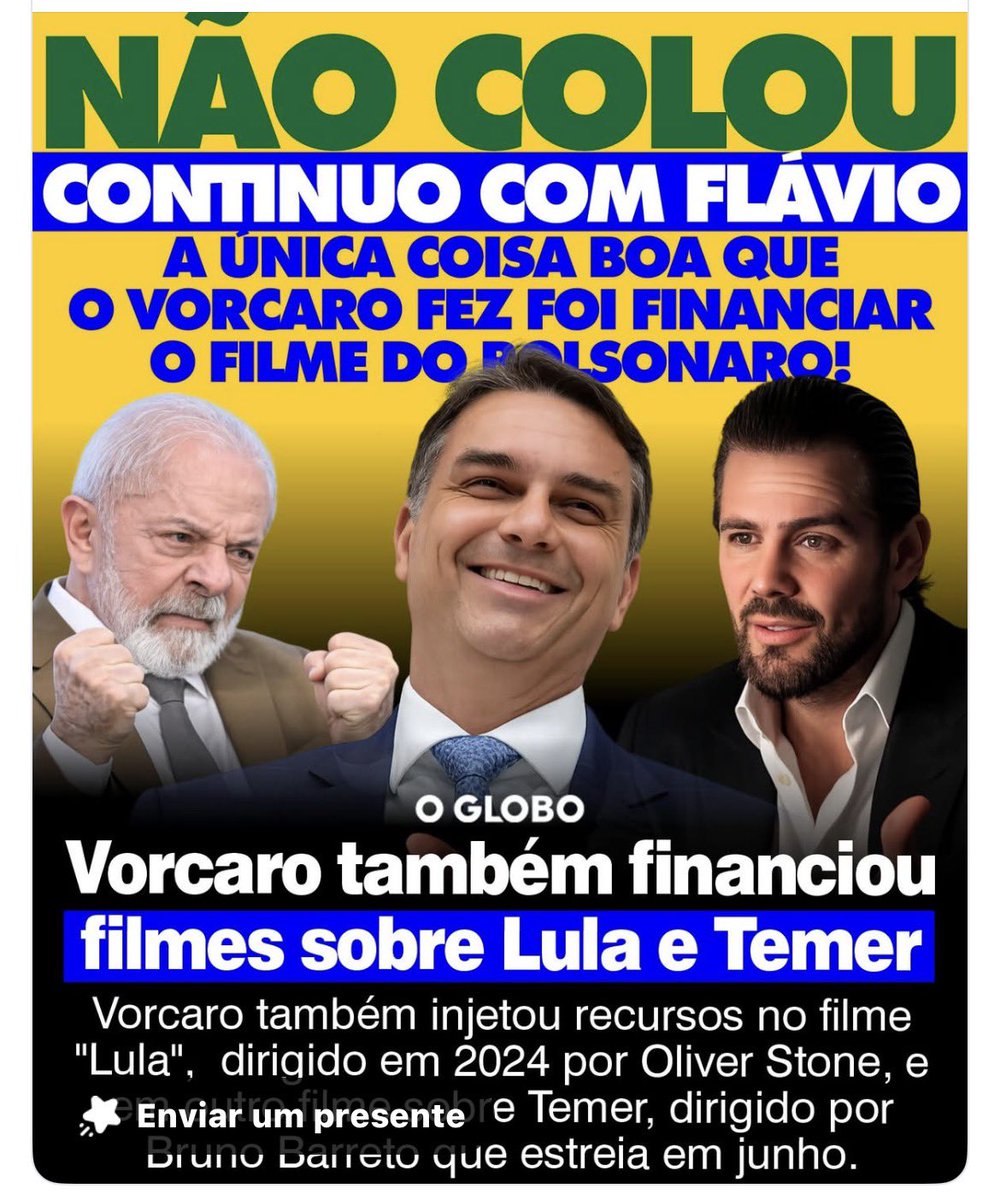 MedeirosAdilce's tweet photo. @CarlosBolsonaro @FlavioF24208880 @Ronygabriel_ofc https://t.co/89ibuRC1Tv