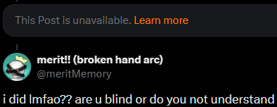 merit!! (broken hand arc) tweet media