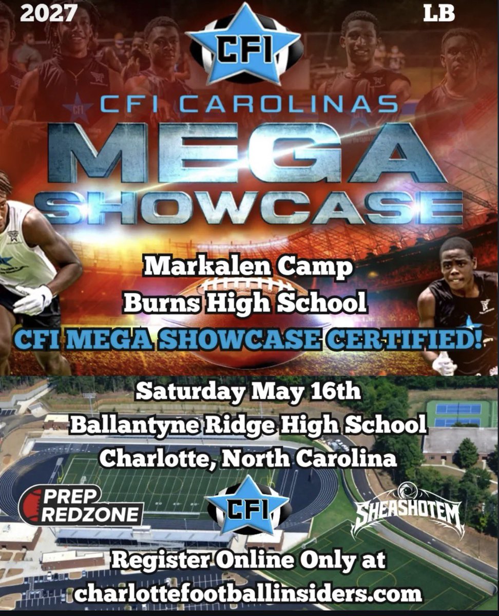 MarKalen4Camp's tweet photo. Ready to be out and compete Saturday 
Height:5’10
Weight:190
GPA: 3.42
NCAA ID: 2603843215
Hudl Link: 
https://t.co/LhSdWNdJON
Tackles : 103 
TFL:4
Sacks: 2
INTs: 2
Force Fumbles:1
@CFIShowcases @pepman704 @DevineDomino @DorienStarnes @PrepRedzoneNC @omarporter1 @burns_football https://t.co/fVCLNEMOcO