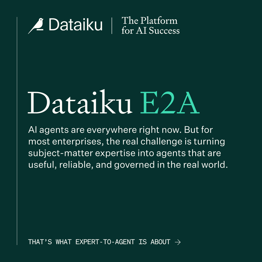 Dataiku tweet media