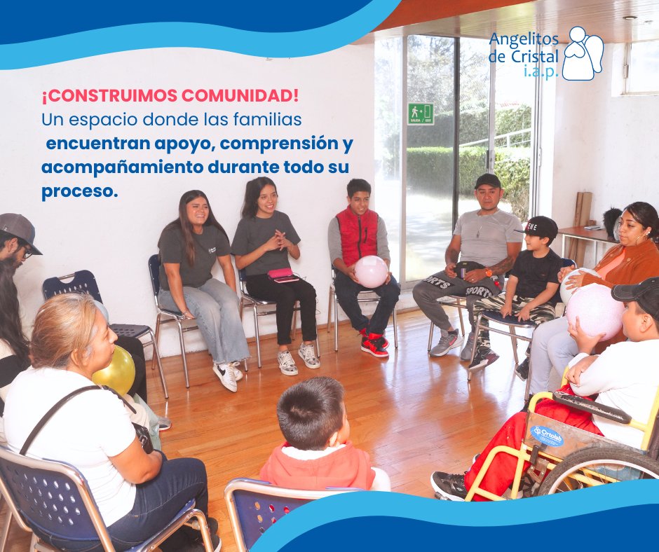 adciap's tweet photo. ¡Construimos comunidad! 🤝 En @adciap  brindamos a las familias un espacio de apoyo y comprensión mutua. Porque el acompañamiento es clave en cada proceso. 🦋✨

#AngelitosDeCristal #Comunidad #ApoyoFamiliar #IAP https://t.co/fO0zY8AFPW