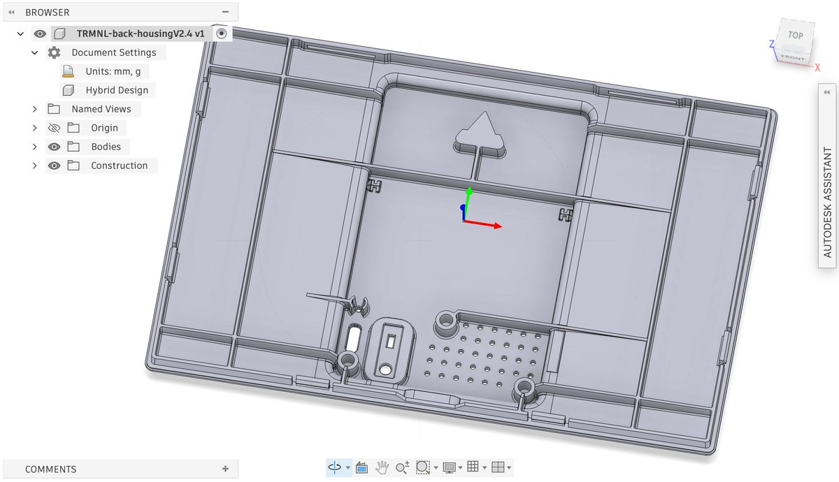 useTRMNL's tweet photo. OG owners - we just open sourced all CAD files. Change colors, remove our logo, it's your TRMNL.
https://t.co/bsat9Iao9A https://t.co/9dXorV4bkO