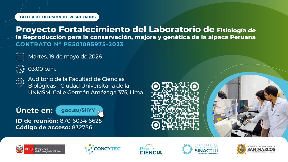 Ciencias Biológicas - UNMSM tweet media