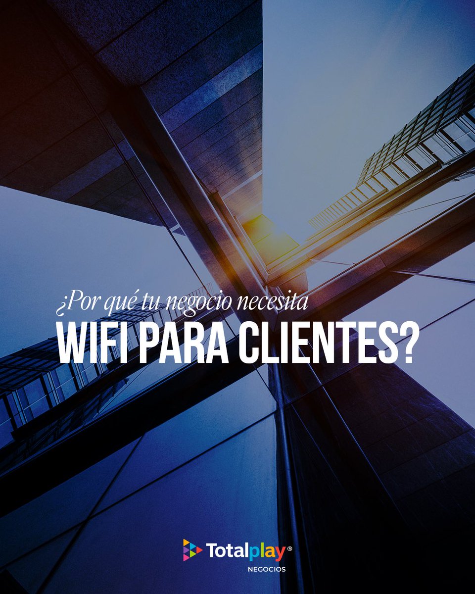 TpNegocios's tweet photo. 📶 Conoce más sobre WiFi Pro de Totalplay Negocios en el link de nuestra bio o llámanos al 800 303 4000.

#MenosCaosMásControl #TotalplayNegocios https://t.co/RzUqGQsQgG