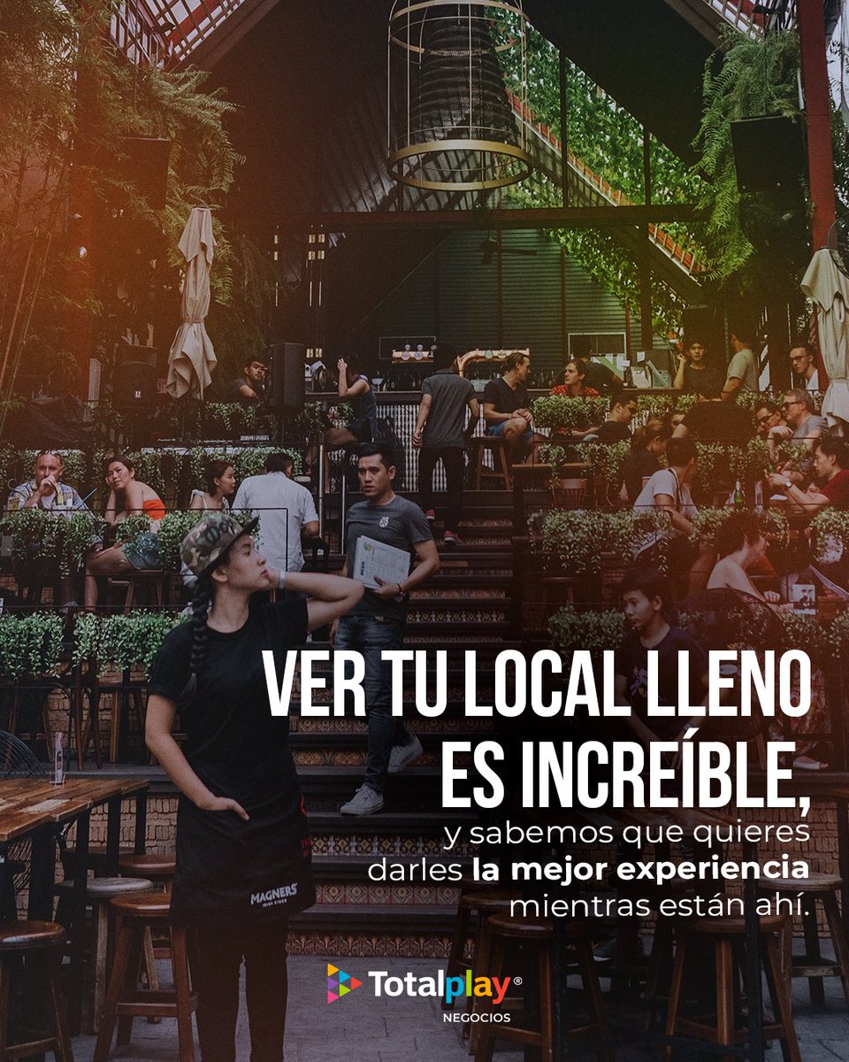 TpNegocios's tweet photo. 📶 Conoce más sobre WiFi Pro de Totalplay Negocios en el link de nuestra bio o llámanos al 800 303 4000.

#MenosCaosMásControl #TotalplayNegocios https://t.co/RzUqGQsQgG