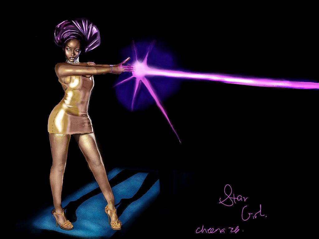 notcheena's tweet photo. Art and the artist- Star girl ⭐️ https://t.co/qtmZkvnTcu