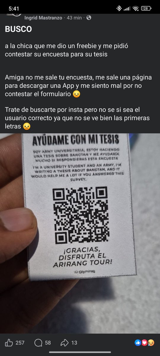 Beth_lovely13's tweet photo. Encontré esto en Facebook y bueno si alguien fue y quiere ayudar a este ARMY-MX les dejo el link de antemano gracias 💜

https://t.co/BUXDqYe603 https://t.co/sWlOGXFOjL