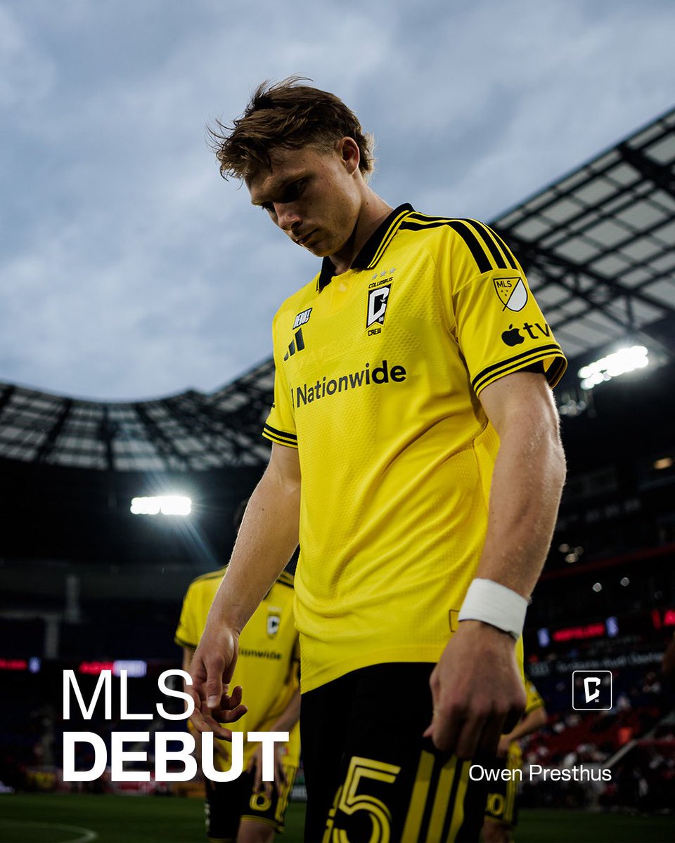 ColumbusCrew's tweet photo. The pathway has prepared him for this moment 🤩

Owen Presthus makes his MLS debut and first start tonight against Red Bull New York 💪 https://t.co/n1cZTmXigP