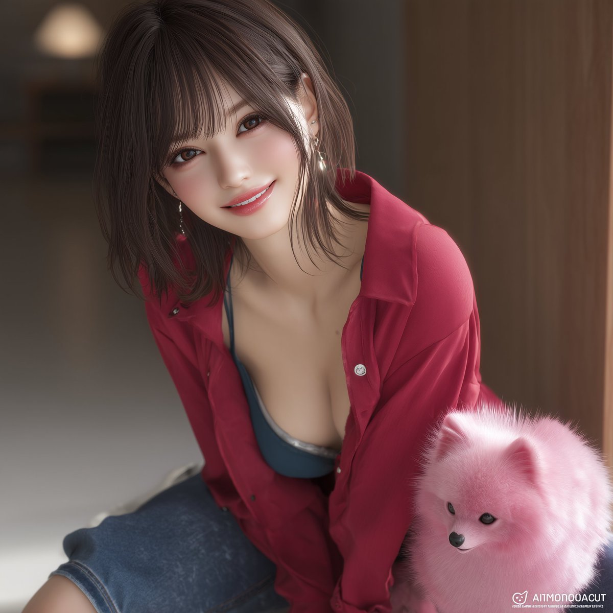 ただいま🍓🍞mid midはピントを合わせた箇所がリアルになることを優先