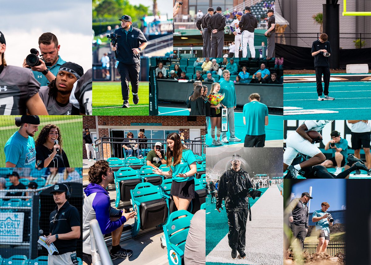 PatrickONealOK's tweet photo. Too many people to fit in one post… 

Proud of our social media, marketing &amp; creative media staffs as we’ve wrapped up our final (regular season) home event. 

Still work to be done, but this group took our social and in-venue experiences to the next level this year https://t.co/jn2USNrvEc