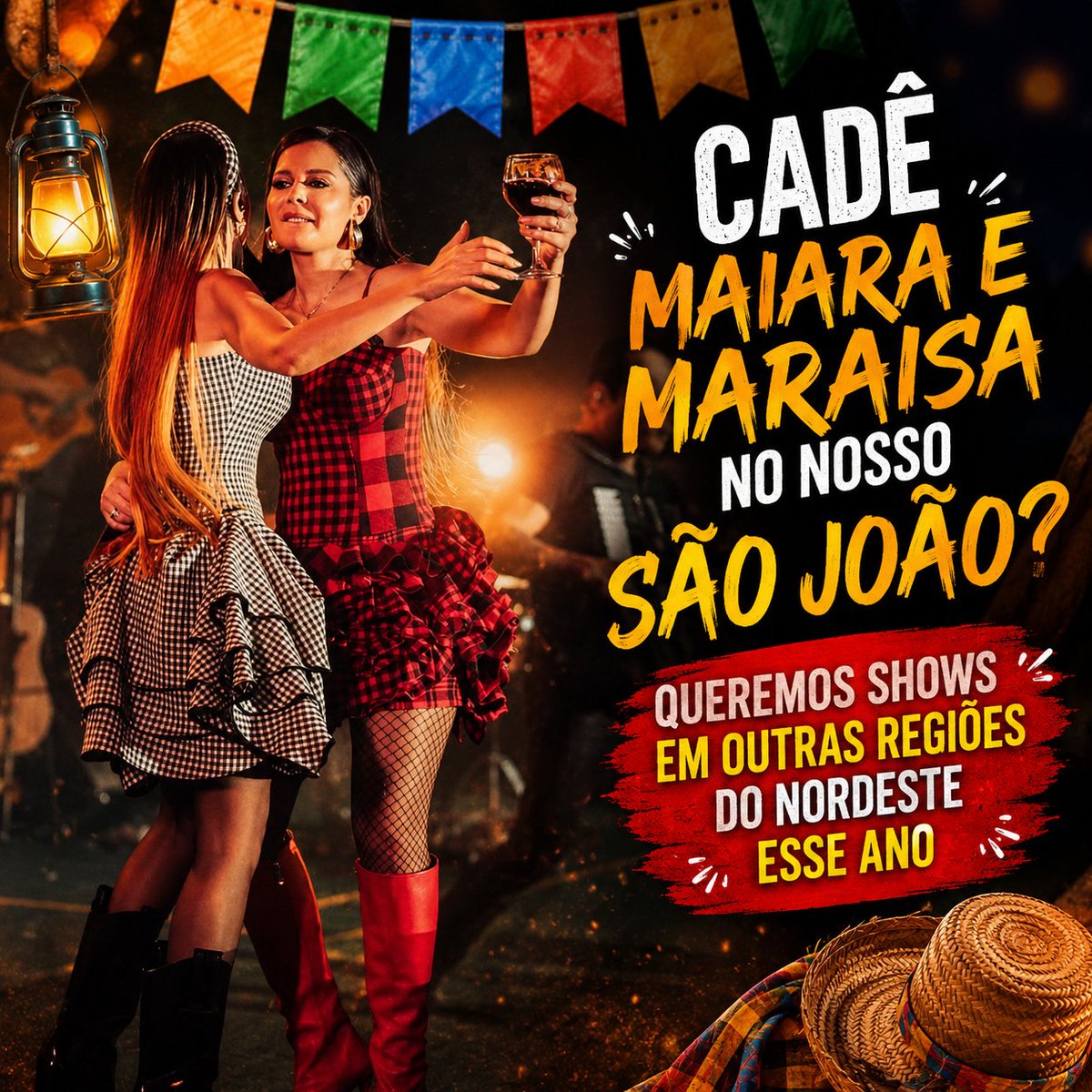 hospicio_mem's tweet photo. BORAAAAA

SÃO JOÃO COM M&amp;M https://t.co/f5tEZiDbpm