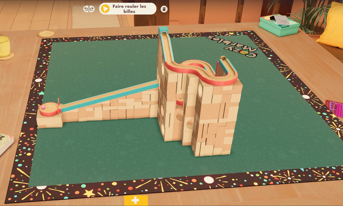 TeamUnitedUnit's tweet photo. Je teste actuellement Cozy Marbles sur Steam et le concept fonctionne vraiment bien.

Construire tranquillement des circuits de billes dans une ambiance calme et relaxante est étonnamment satisfaisant.

Un vrai petit jeu détente.

#CozyMarbles #SteamPlaytest #IndieGame #steam https://t.co/61la0RY6AB