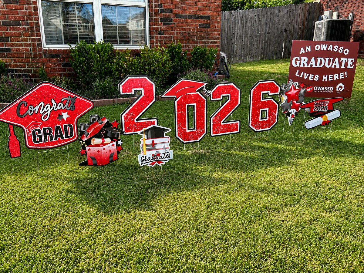 OwassoEdFound's tweet photo. Honor your soon-to-be Owasso graduate with a celebration for all to see! But hurry, orders close Sunday, May 17!

🔗 - https://t.co/rcl2uiWkeE https://t.co/eJtrSHMXcJ