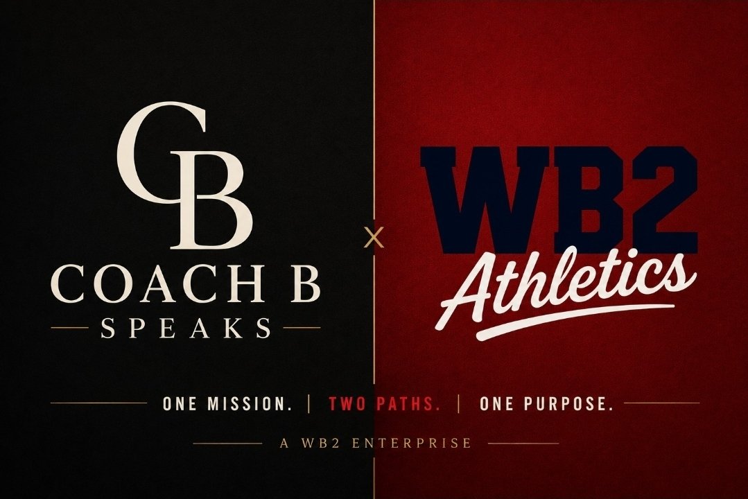 WB2Music's tweet photo. Two lanes. One assignment.

One speaks.
One develops.

Different paths. Same purpose.

#CoachBSpeaks #WB2Athletics #WB2Enterprise #BuiltDifferent #DevelopedHere https://t.co/R401nZtj8X