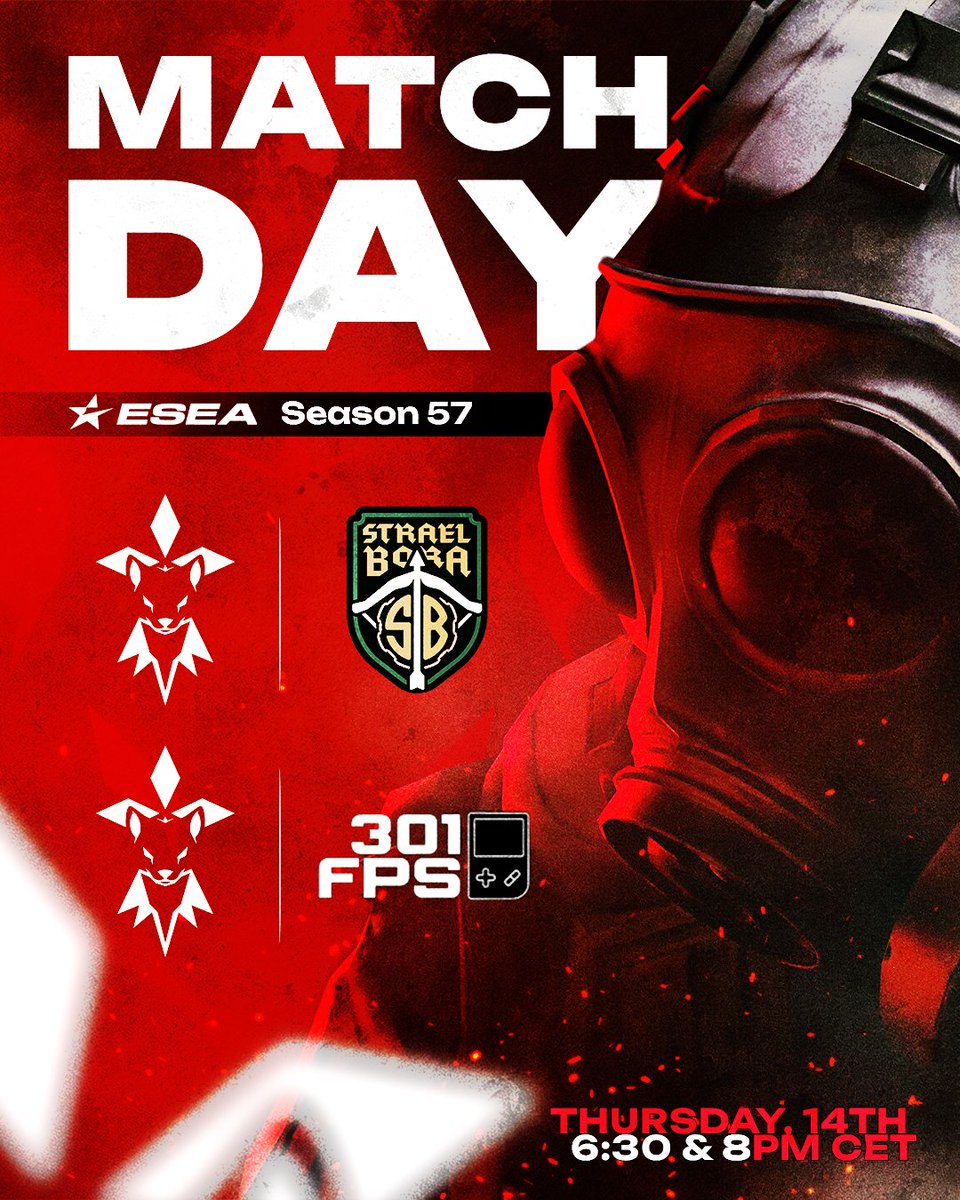 HermineEsports's tweet photo. Big day today for us in @esports_exort Series 26 with a do or die scenario:
🆚#forzereload
🕦11:30AM CET
BO3
But also 2 wins to get in @ESEA season 57 Main:
🆚@StraelBoraSB
🕡6:30PM CET
🆚#301FPS
🕗8:00PM CET
And @MisterHenryBatt will be kind enough to spend the whole day with us and will be casting our matches 🙌
Let's #keepitclean