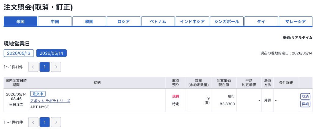 centurion2019's tweet photo. 5月の配当金の再投資

本日のナンピン買い
#ABT

アボット　ラボラトリーズ

セクター＝ヘルスケア
現在値＝83.83ドル💵
注文株数＝9株
配当利回り＝2.98%

配当金をコツコツ積み上げます https://t.co/OY9M4hT33l