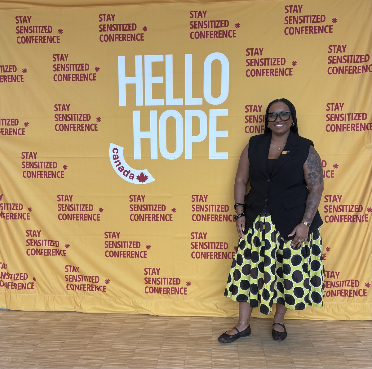 Miss_MillerOCSB's tweet photo. Two incredible days at the Stay Sensitized Conference! Grateful for familiar faces, new connections, and all the learning along the way ✨

#StaySensitized #HelloHope 
@AubreyNoronha @Ms_P_Hall https://t.co/4NlbjV3foe