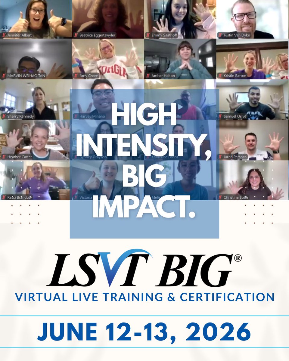 LSVT Global tweet media