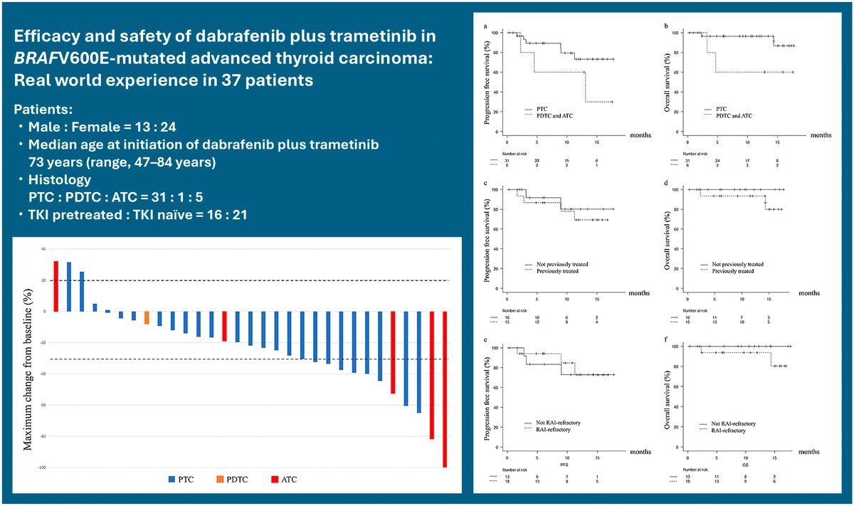 Endocrine_J's tweet photo. [Advance Publication] May 14, 2026
Haruhiko Yamazaki et al.
https://t.co/MfGA7qD3Ji
#Advanced_thyroid_carcinoma
#BRAF_mutation
#Dabrafenib
#Prognosis
#Trametinib https://t.co/ys6BWJmFrS