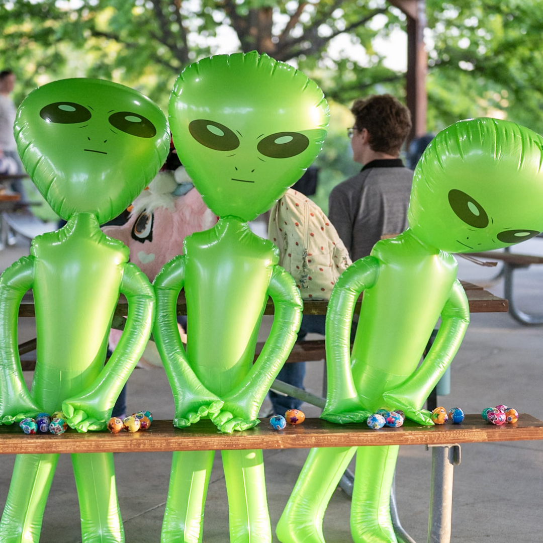 FC_Furs's tweet photo. Our spring picnic was out of this world! 🪐
We were visited by our friends of the third kind and we welcomed them with food and fun. 

📸: Lucky Ringtail https://t.co/H5uSMhu5OP