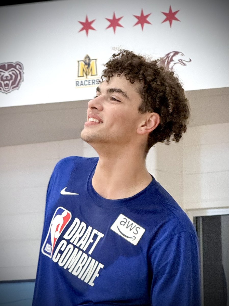 JonChep's tweet photo. Spent some time this afternoon watching a private Keaton Wagler workout.

Continue to be impressed by his steady demeanor, approach, precision, focus, and talent.

Looks to be very much in play for the Clippers at fifth overall. https://t.co/F58Q630cVk