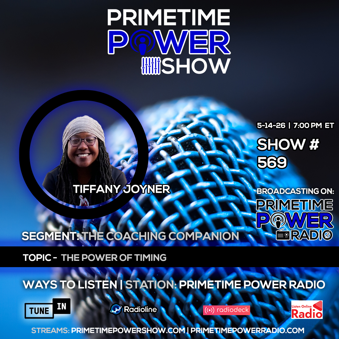 PrimePowerShow's tweet photo. Topics this week on the radio show:

Primetime Power Show 
Show # 569

Thursday - 5/14/26
Time: 7:00 PM ET

Listen - TuneIn, Radioline &amp; Radiodeck Apps - Search: Primetime Power Radio

Available on Listen Online Radio

Streams: https://t.co/8NzrUsT52z | https://t.co/POBzmRpJN7 https://t.co/rclkLcFfii