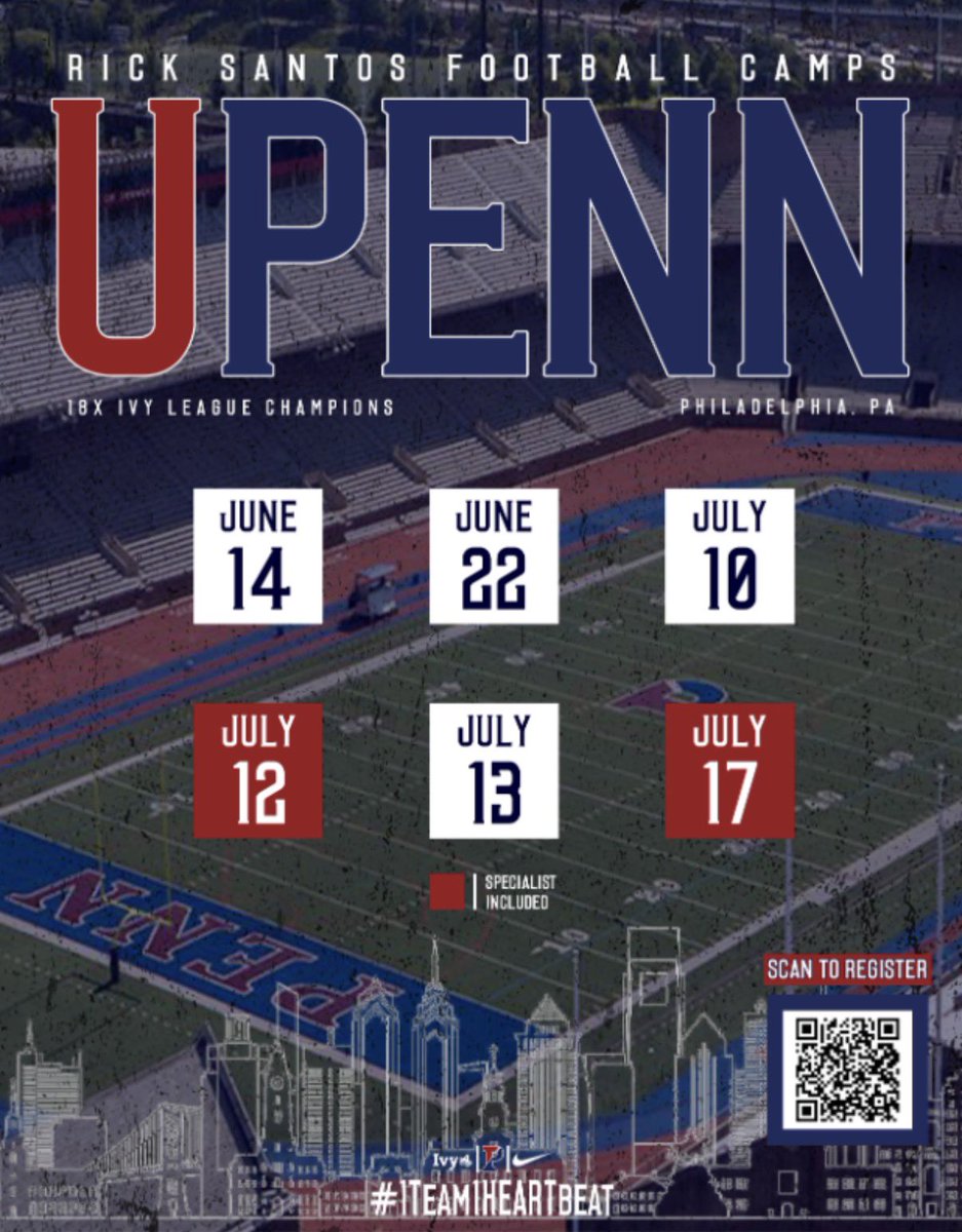 Tyce22's tweet photo. Grateful to receive a camp invite from UPENN!  @jtrev_33
@IdahoRecruitHub @fishstickss10 @holtry_27 @TrentonFisher18 @CSAPrepStar https://t.co/j3rZwyWuuX