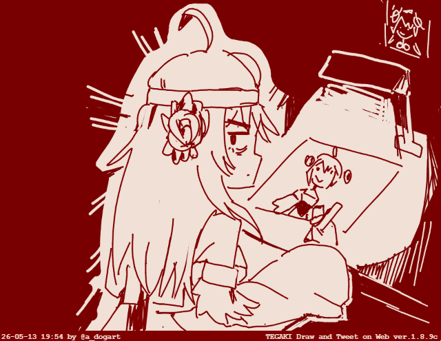 a_dogart's tweet photo. art struggle #miiaillust https://t.co/sO6ZDgMrXW