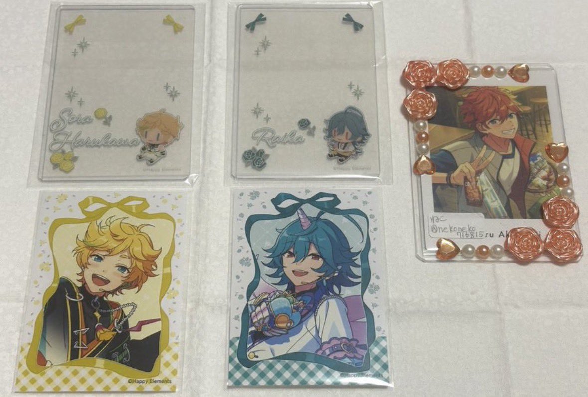 交換】あんスタ 交換 10周年 展示会 ミニブロマイド＆硬質カードケース