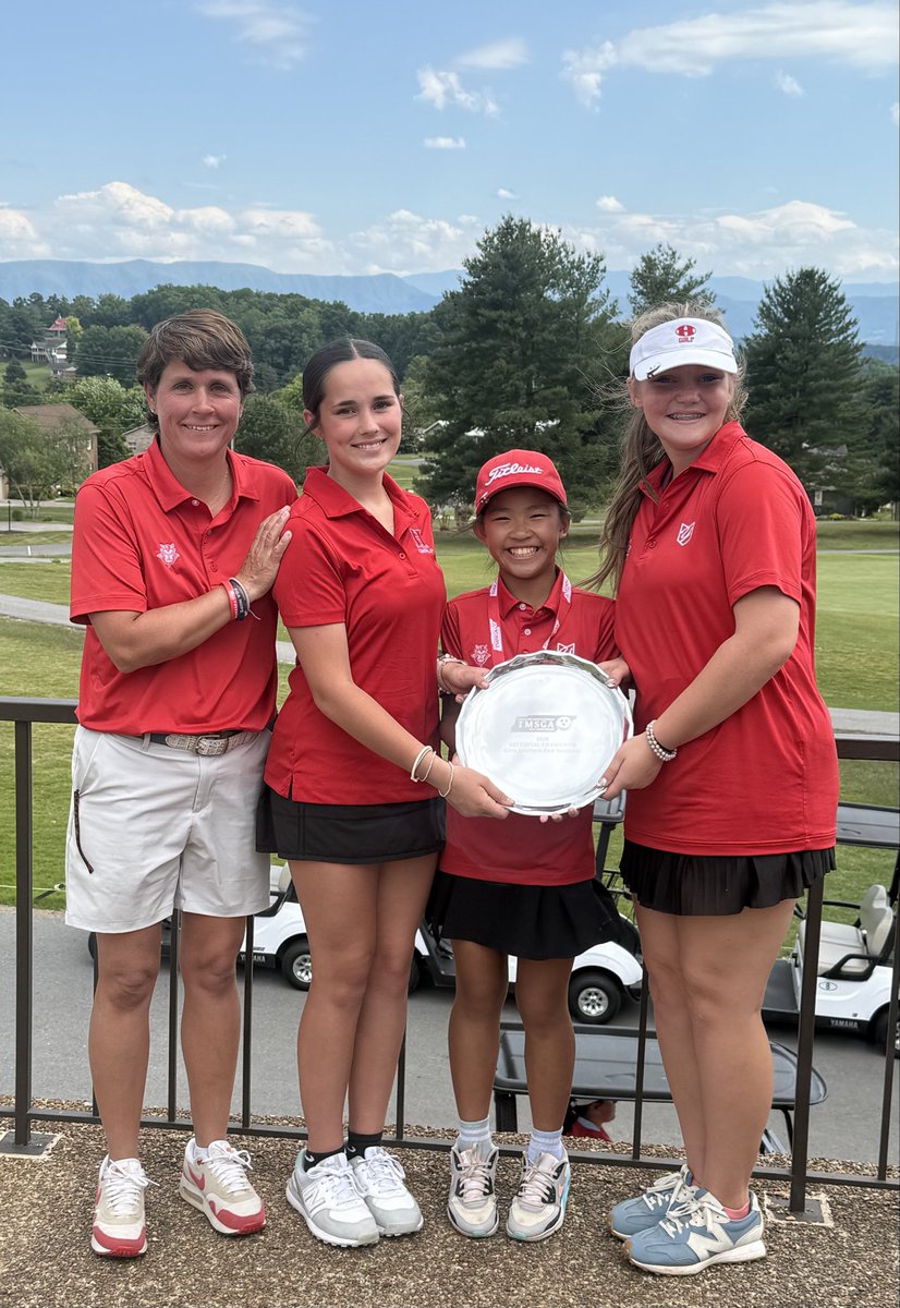 HallsMS_Golf's tweet photo. @HallsMS_Golf competed in TMSGA Sectionals today &amp; came home with some hardware 🏆 Sam &amp; the Girls advance to State 🙌 Sam took home medalist honors (72)* and won playoff 🔥 Arianna took home medalist honors (78) 🔥 and the Girls are Team Champions (169) 👏 #statebound https://t.co/eaEGlozawo