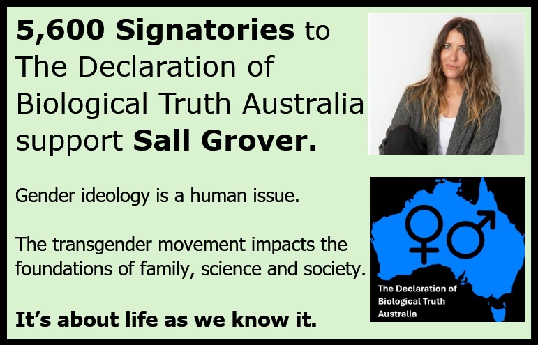Declaration of Biological Truth Australia tweet media