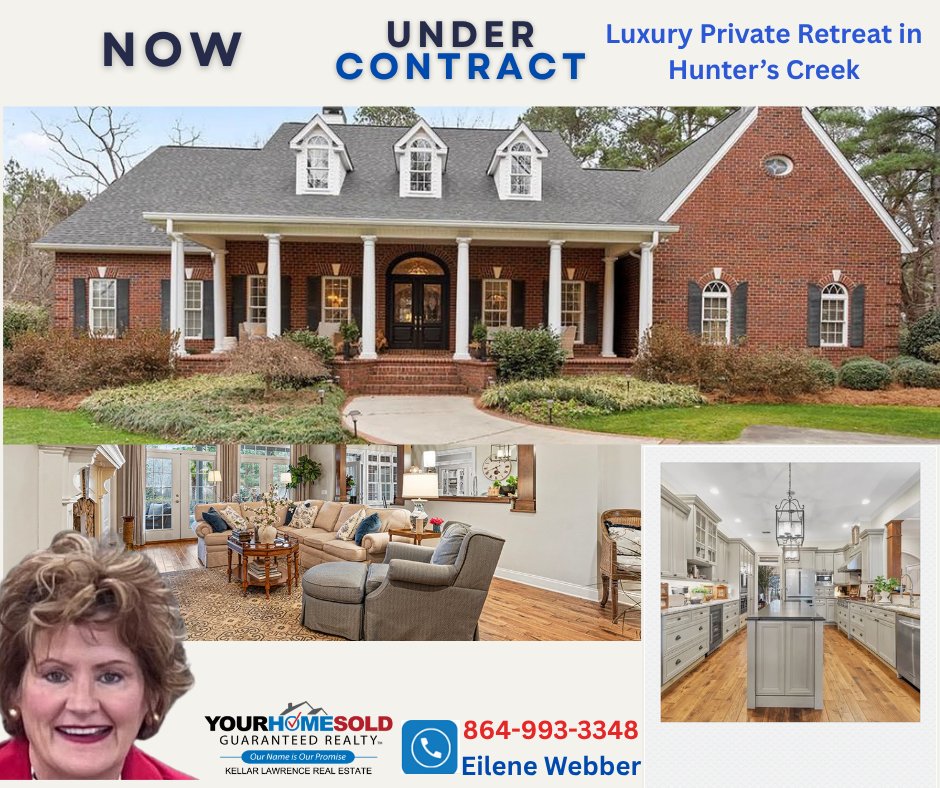 KellarRealtor's tweet photo. **Under Contract! 🏡 Multiple Offers Received at 907 Hunters Creek Blvd, Greenwood, SC 29649
**

📲 Contact Eilene Webber for more great opportunities:

Eilene Webber
864-993-3348
ewebberDDG@gmail.com

#EileneWebber #YourHomeSoldGuaranteed #KellarLawrence #UnderContract https://t.co/3iaP9jtHE3