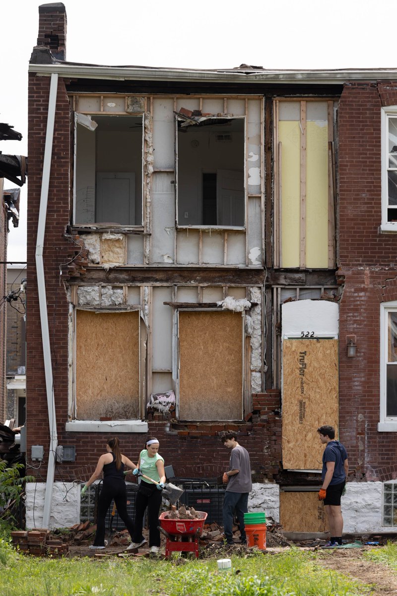 StLouisReview's tweet photo. Nearly a year after a deadly tornado ripped through St. Louis, the community continues to rebuild. 

Read about how Catholic organizations are assisting with tornado recovery here: https://t.co/Mr6tgqRYoS 

Photos by Teak Philips and Jacob Wiegand. https://t.co/0cjYe235Nb
