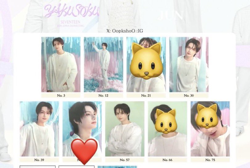 ninopon2's tweet photo. SEVENTEEN セブチ ペンミ ファンミ YAKUSOKU 交換 グッズ トレカ 

譲:スンチョル　ドギョム　
求: ジュン　❤️優先　🐱以外

14日東京ドームにおります。
郵送も可能です。
お気軽にお声掛けください。 https://t.co/9beR3r6PVz