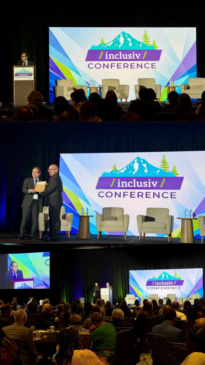 ConsulMexPot's tweet photo. En #InclusivConference2026 que se realiza en Portland y reúne a líderes de cooperativas de crédito de us, @ConsulmexPot presentó trabajos de las VAF y destacó importancia de fortalecer alianzas para promover la educación e inclusión financieras de nuestra comunidad. 
🏦 #VAF https://t.co/o3BYG4vaYO